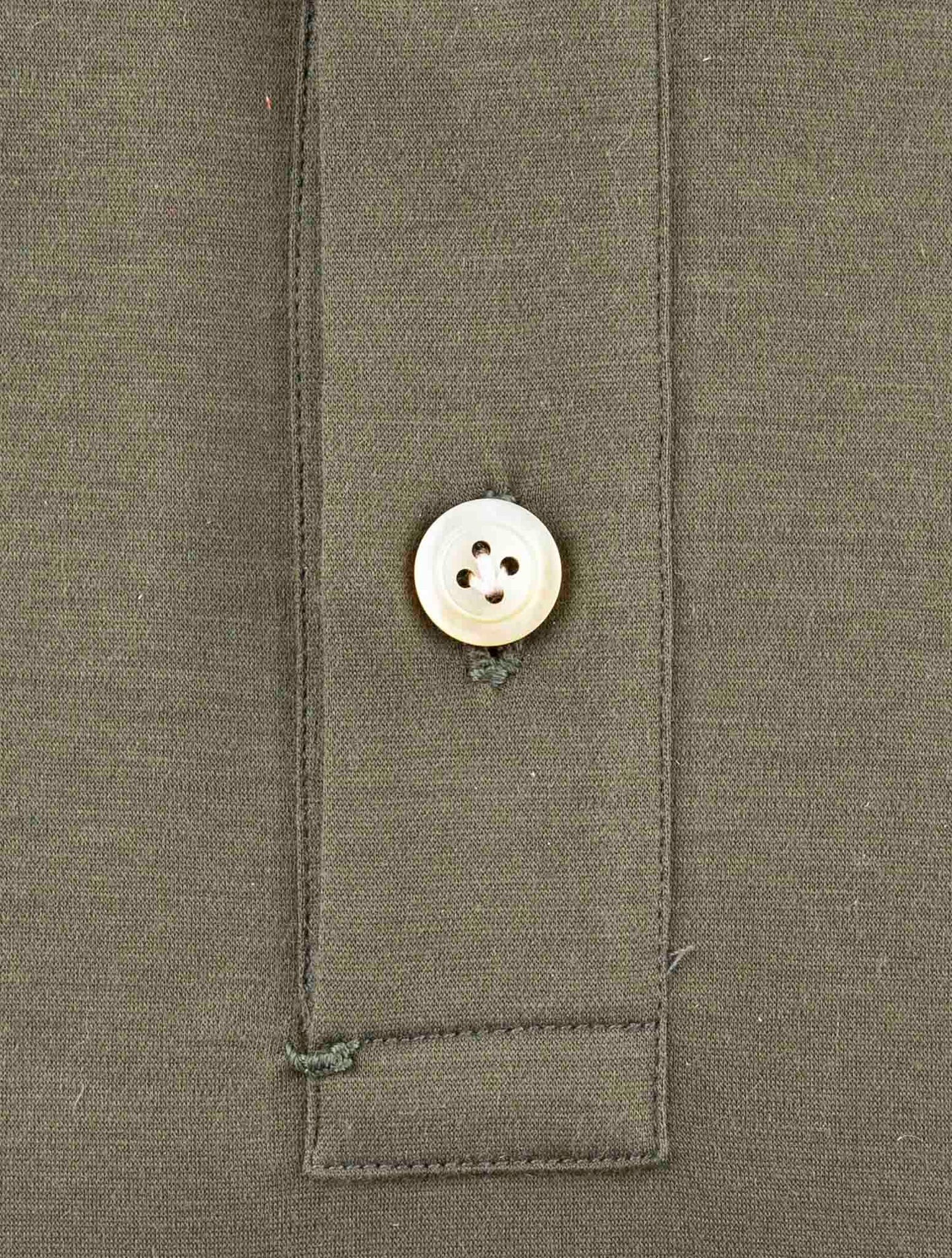Kiton Green Cotton Sweater Polo