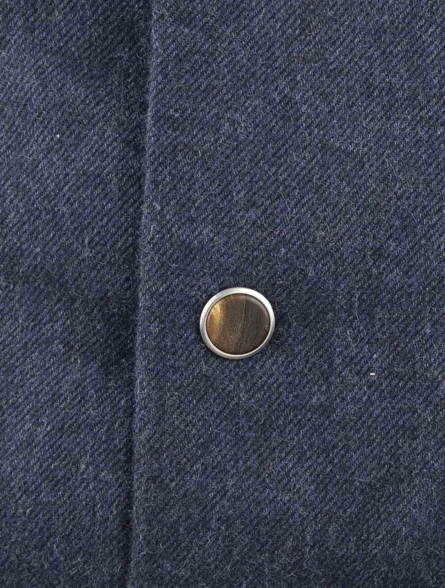 Kiton Dark Blue Cotton Shirt