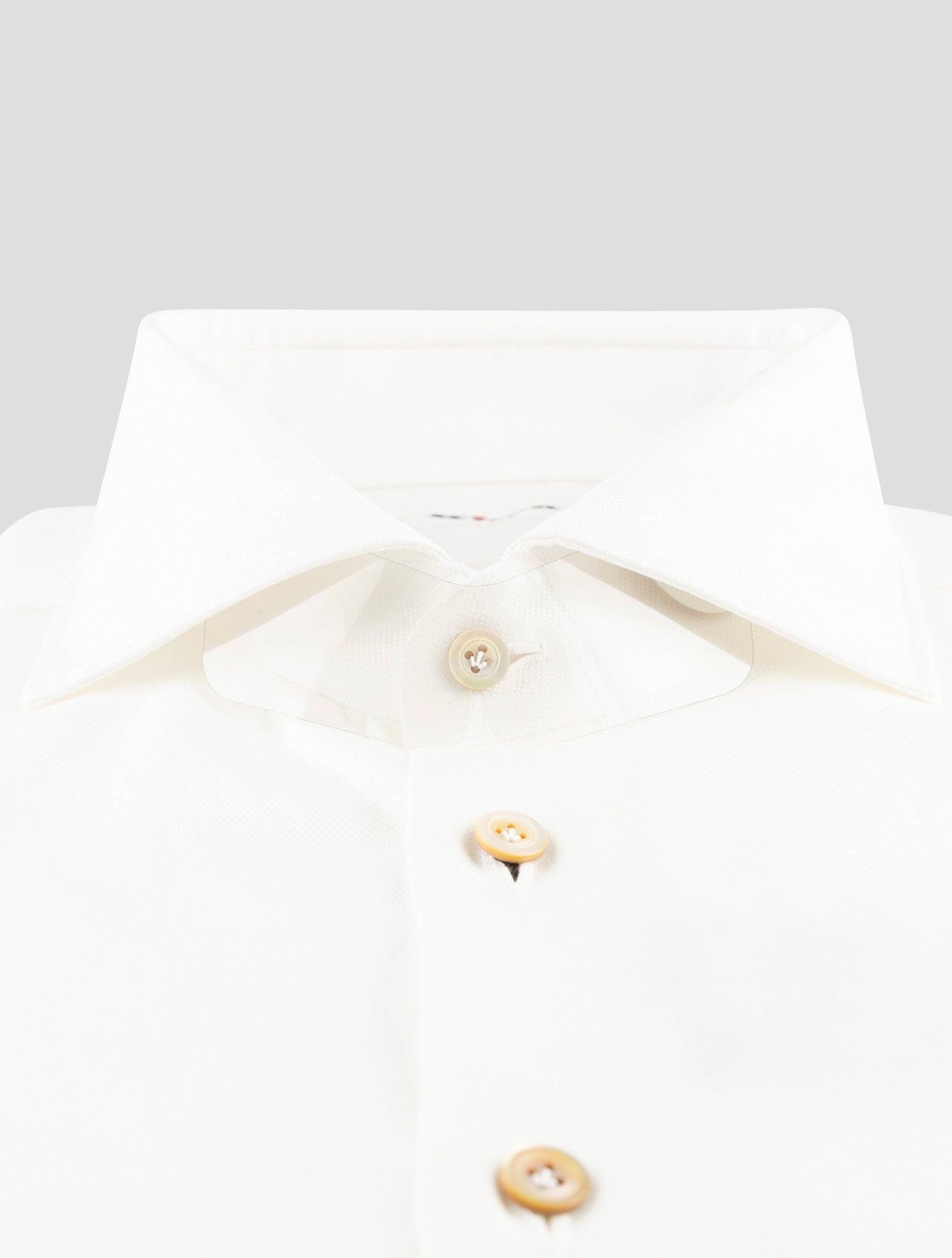 Kiton White Cotton Shirt