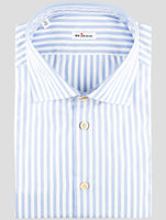 Kiton Light Blue Cotton Shirt