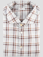 Kiton Brown Cotton Shirt
