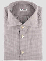 Kiton Brown Cotton Shirt