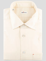 Kiton Yellow Cotton Shirt