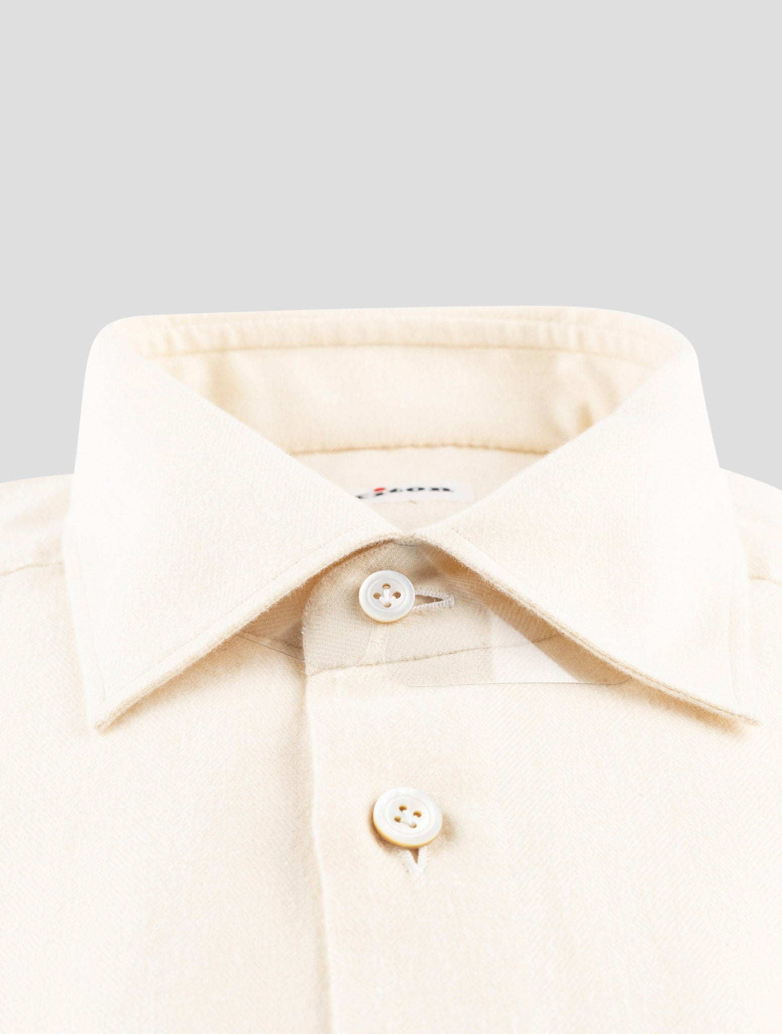 Kiton Yellow Cotton Shirt