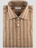 Kiton Brown Cotton Shirt