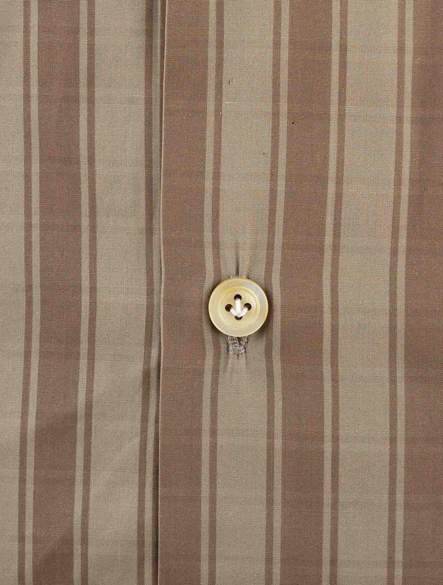 Kiton Brown Cotton Shirt