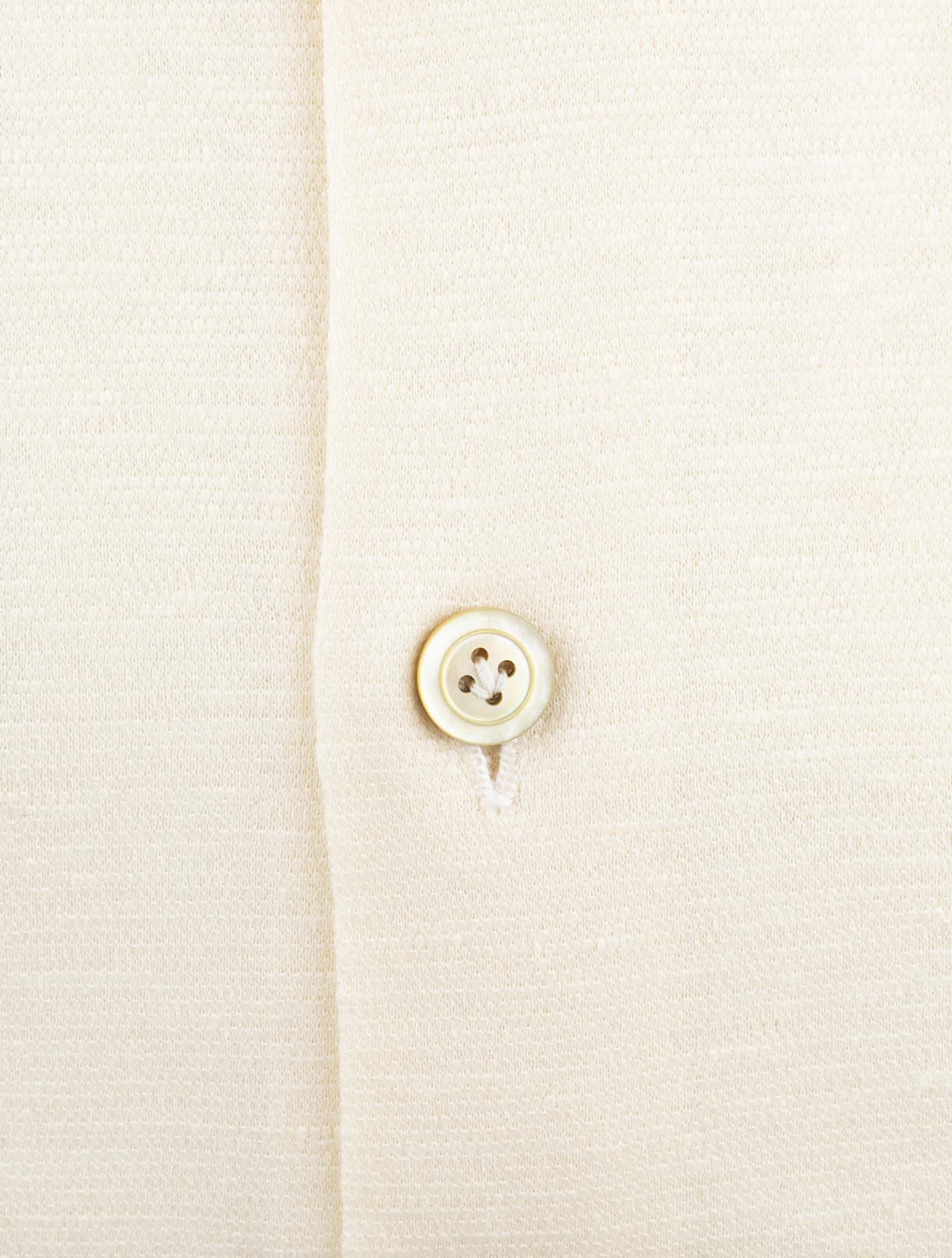 Kiton Yellow Linen Cotton Shirt