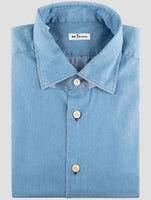 Kiton Light Blue Cotton Shirt