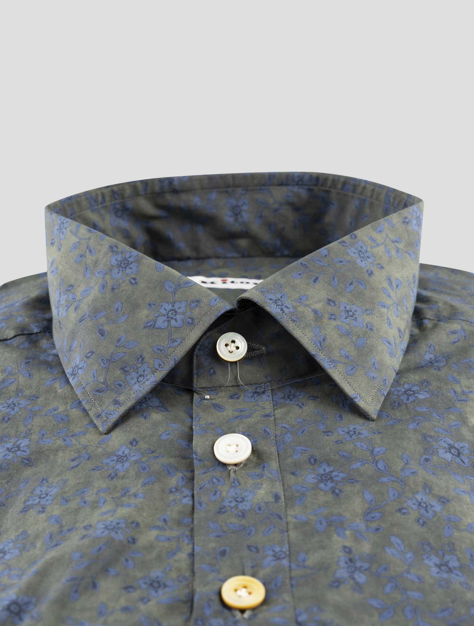 Kiton Blue Green Cotton Sweater Polo