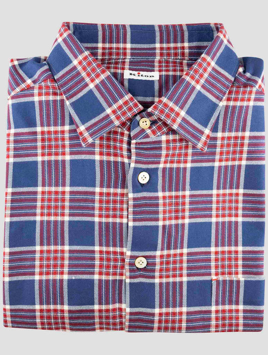 Kiton Multicolor Cotton Shirt