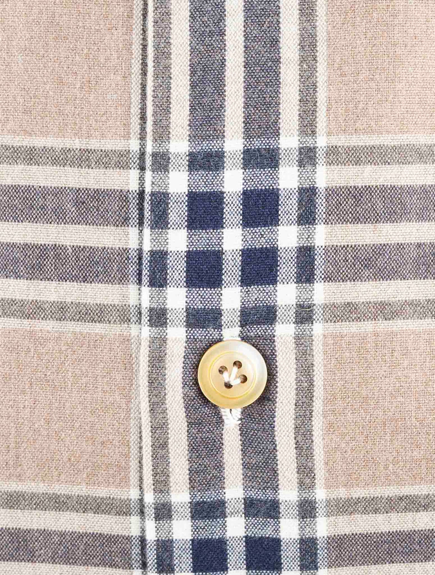 Kiton Brown Cotton Shirt