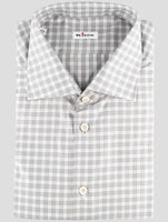 Kiton Gray Cotton Shirt
