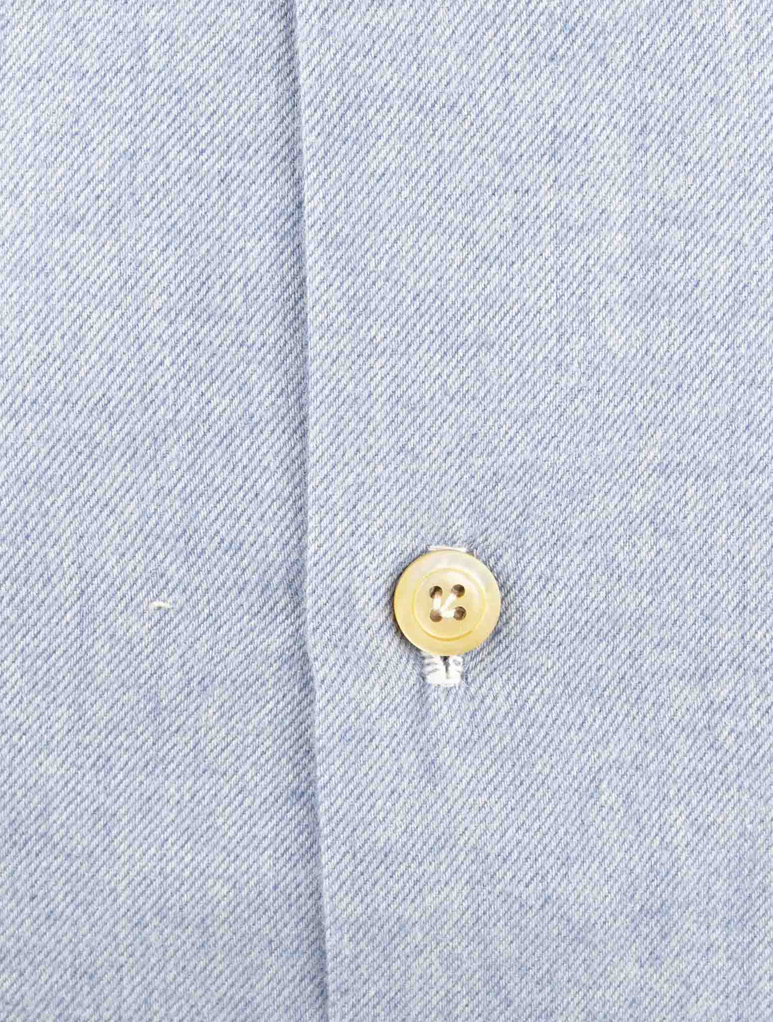 Kiton Light Blue Cotton Shirt