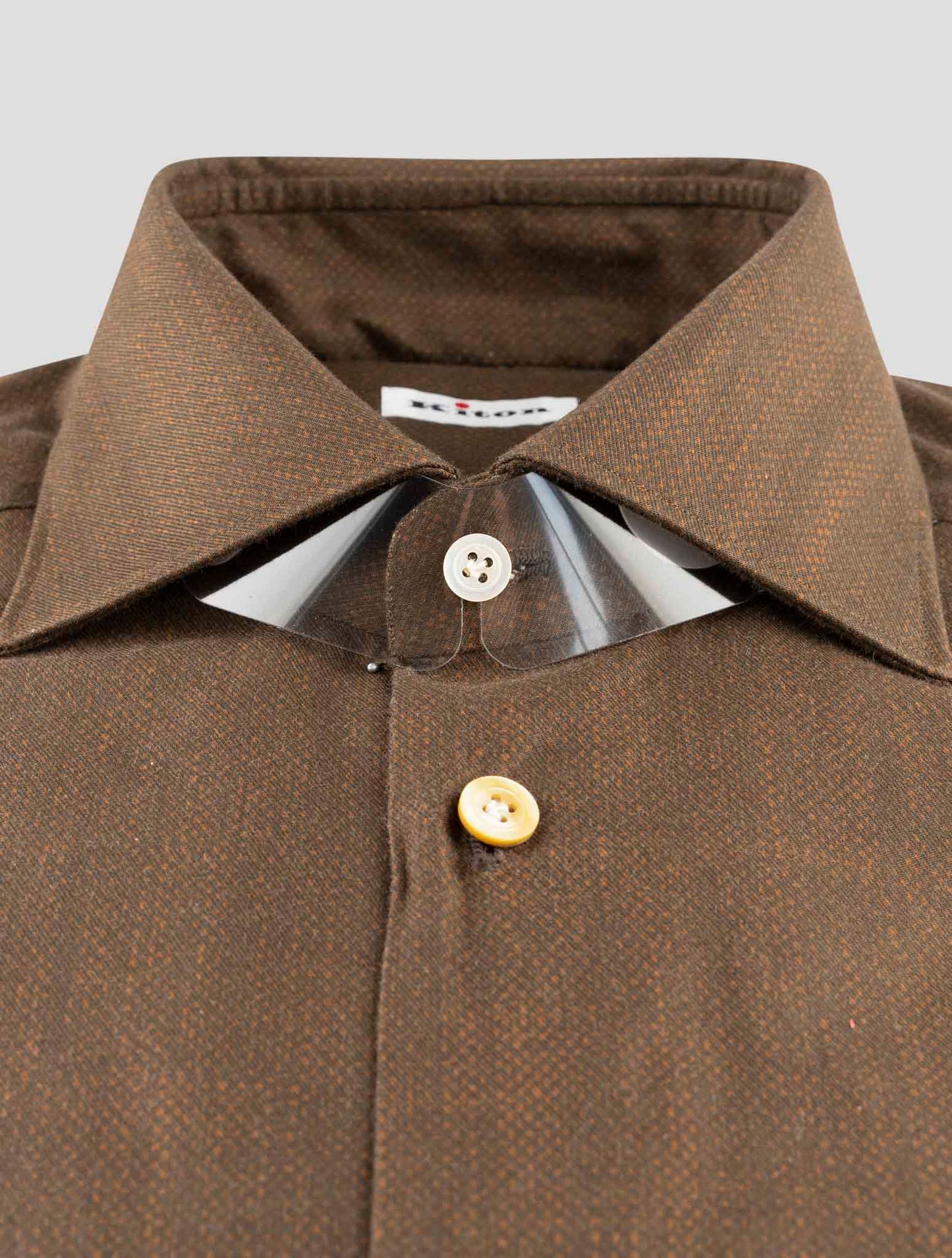 Kiton Green Cotton Shirt