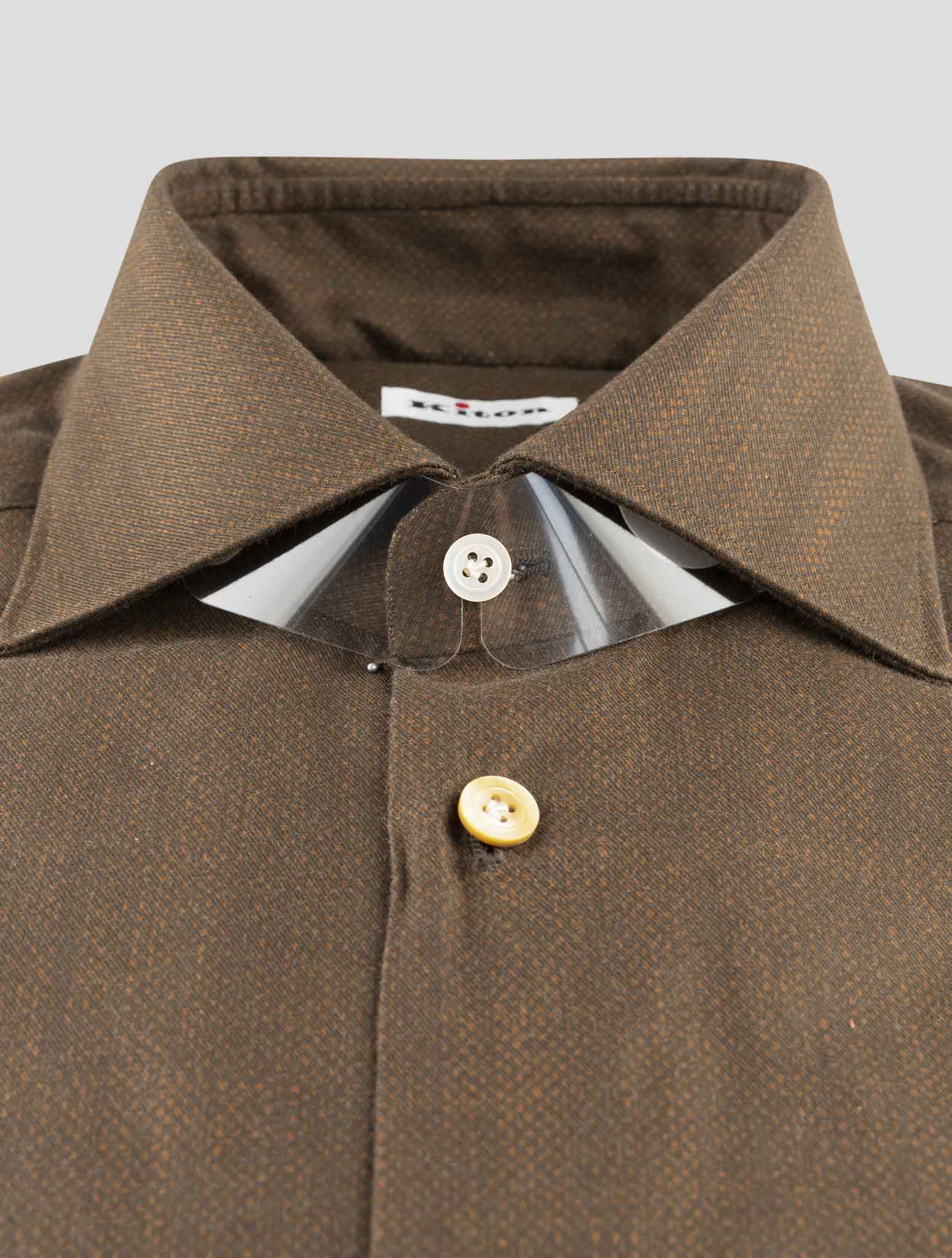Kiton Green Cotton Shirt