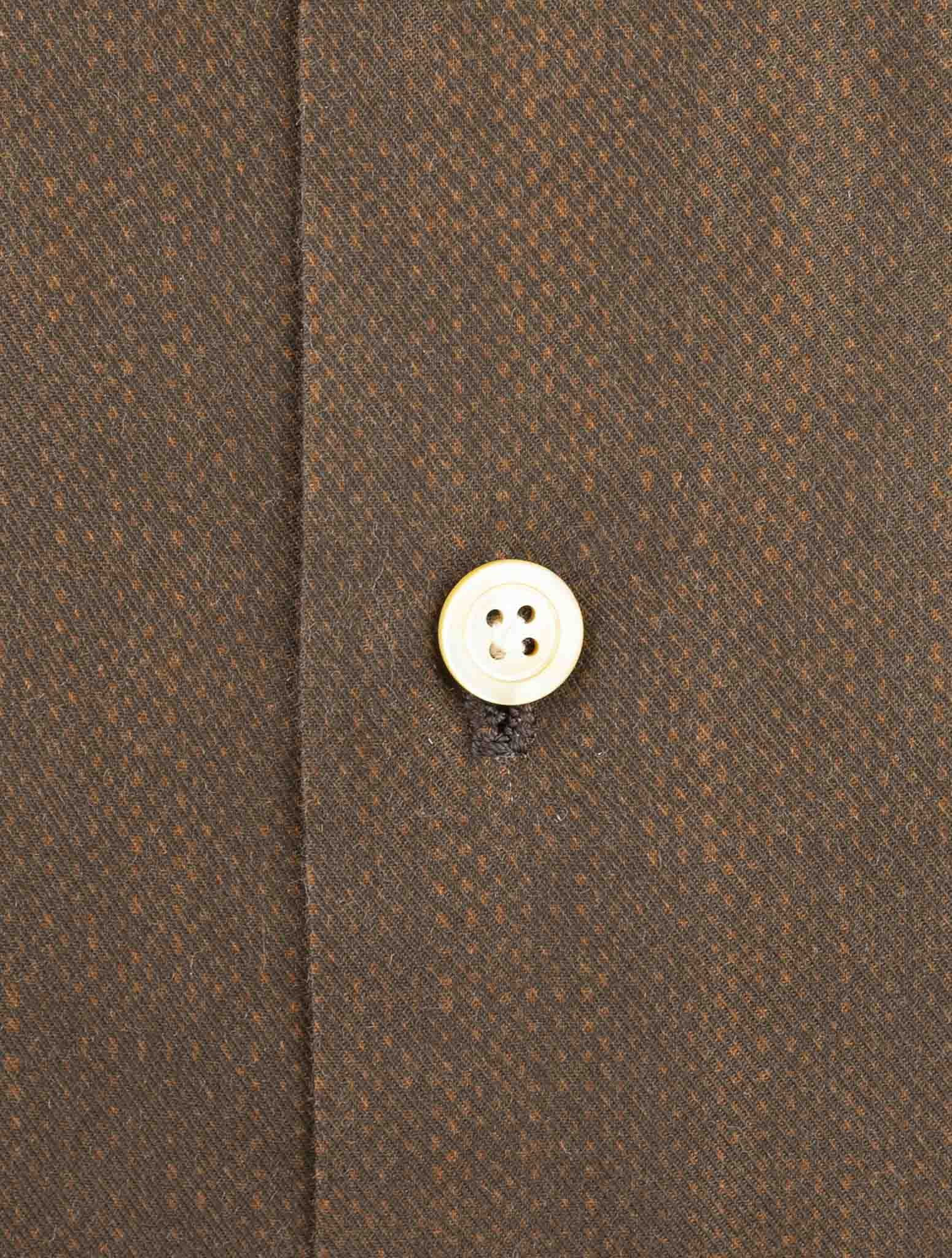 Kiton Green Cotton Shirt