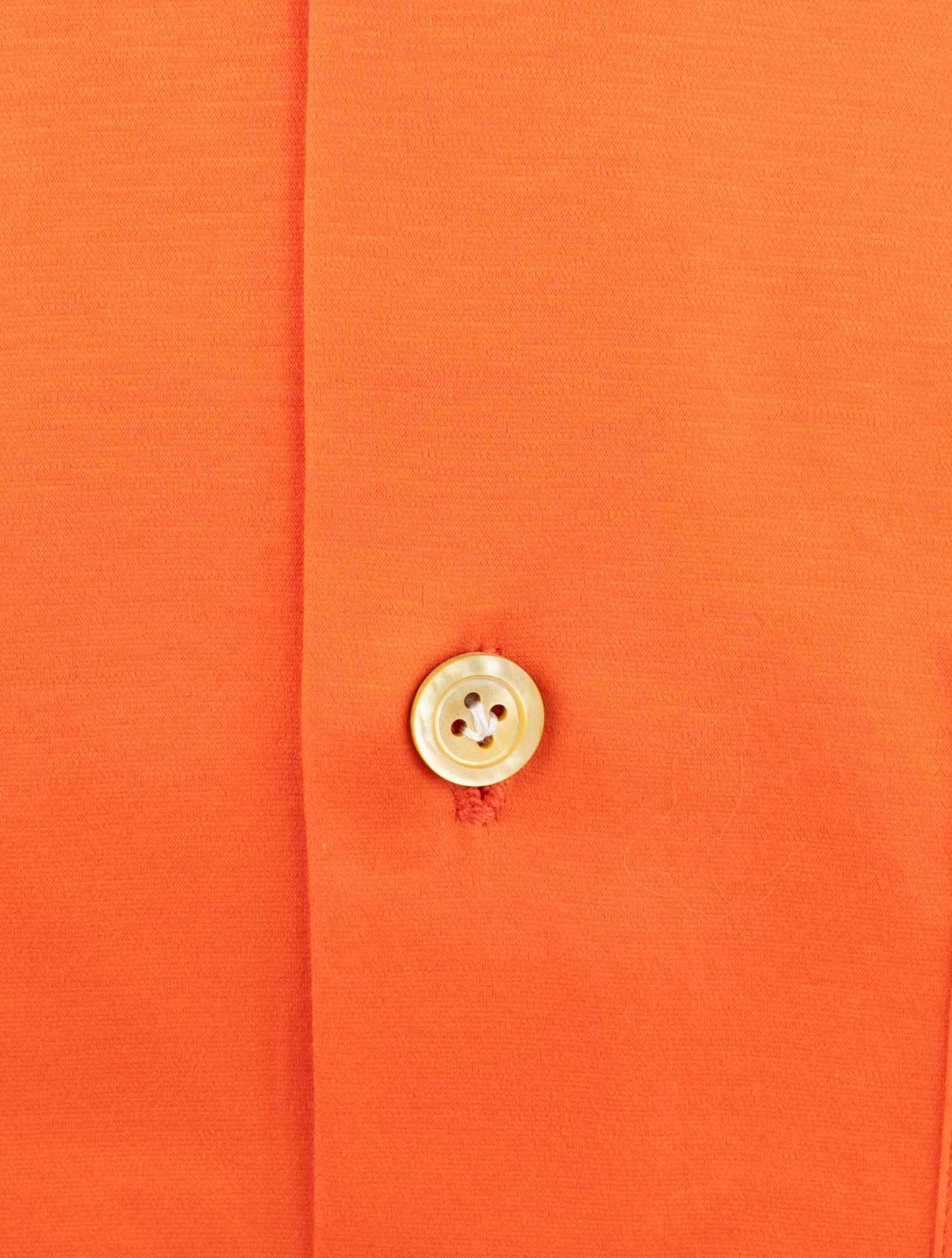 Kiton Orange Cotton Shirt