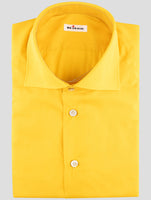 Kiton Yellow Cotton Shirt
