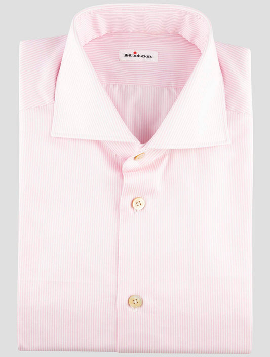 Kiton Pink Cotton Shirt