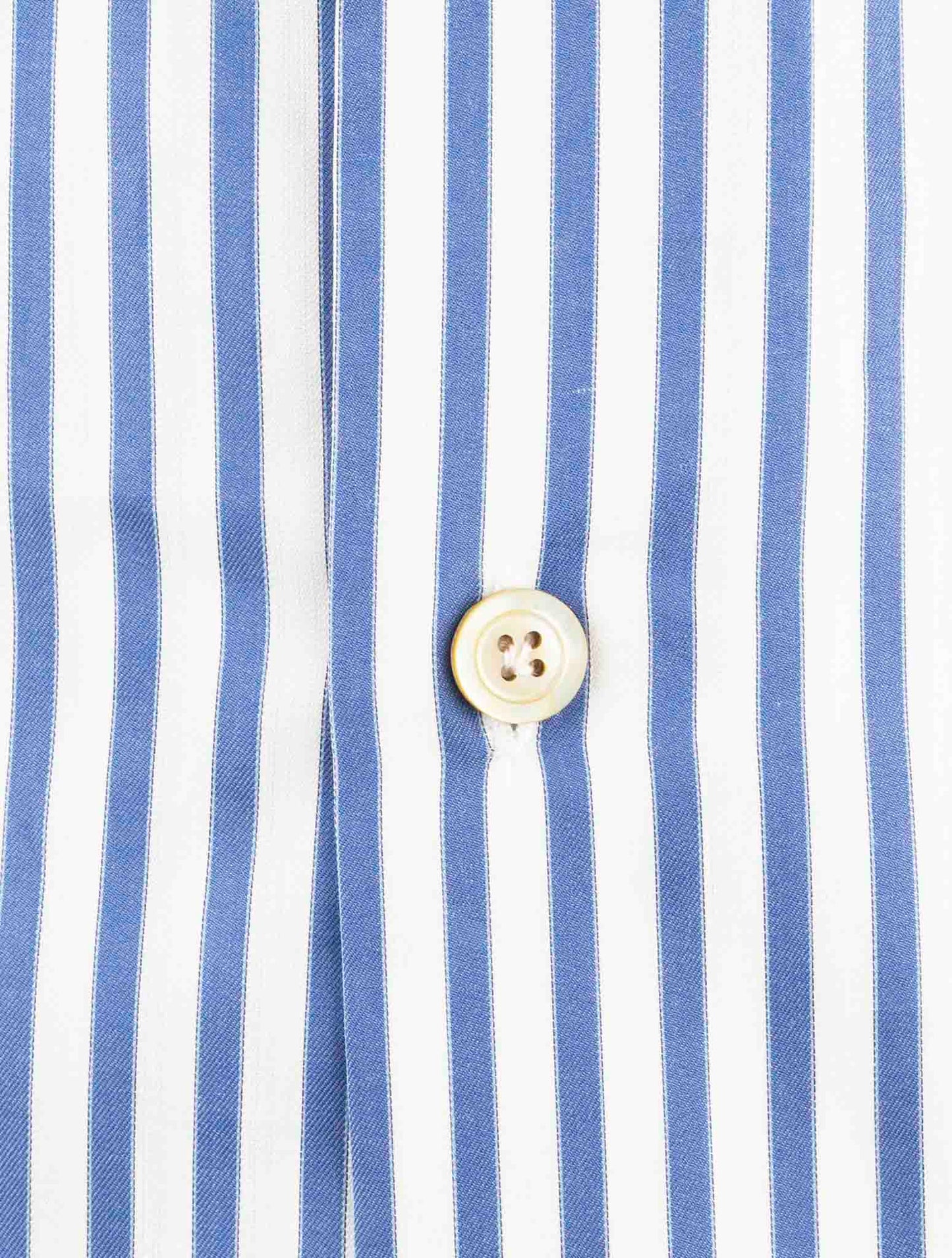 Kiton Blue Cotton Shirt