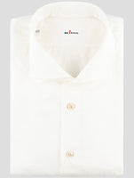 Kiton White Cotton Shirt