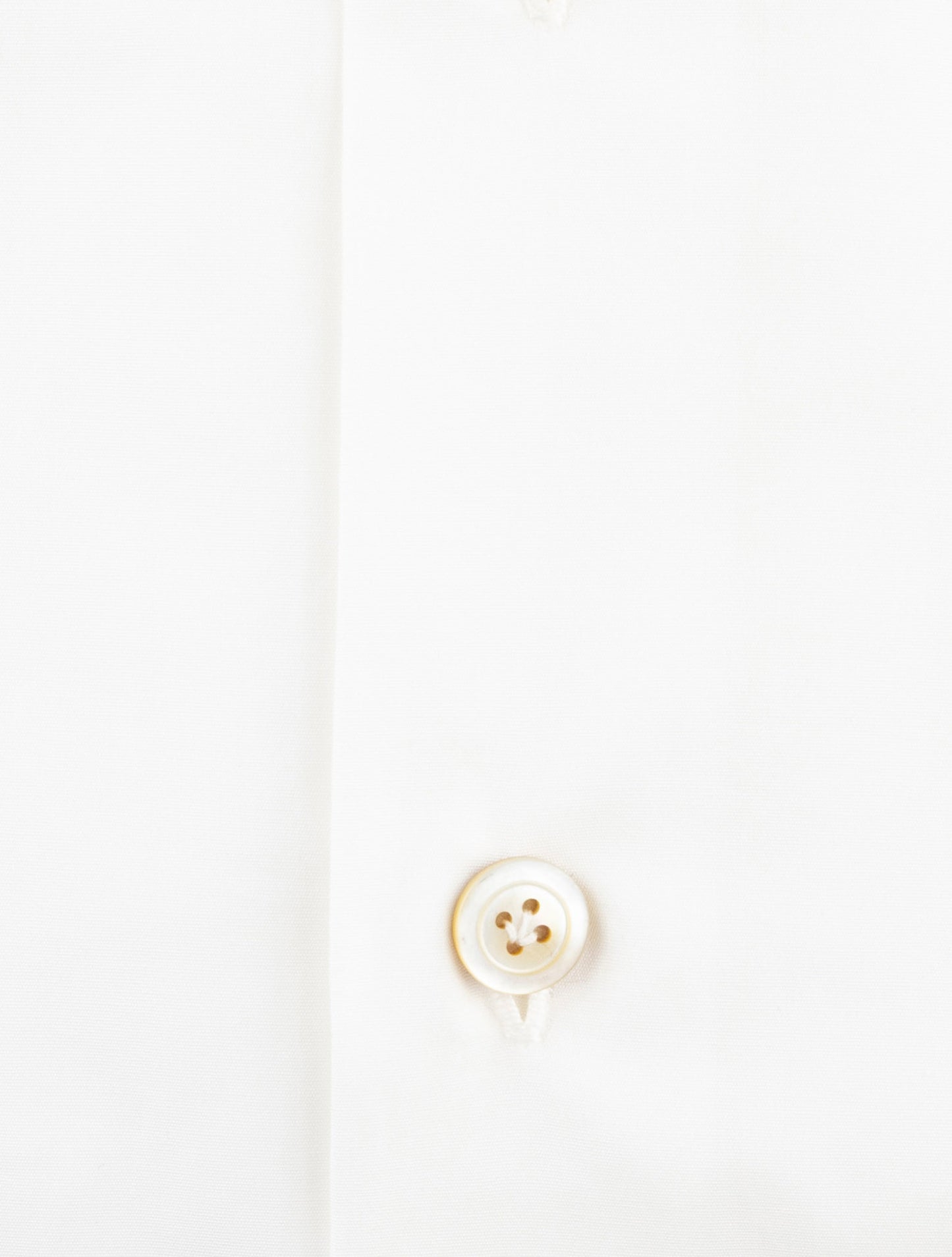 Kiton White Cotton Shirt