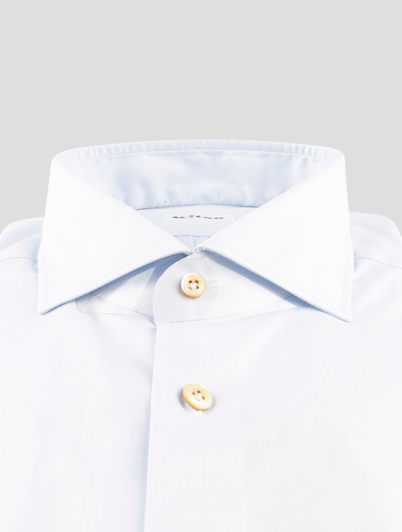 Kiton Light Blue Cotton Shirt
