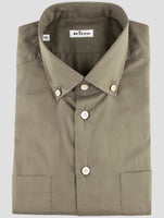 Kiton Green Cotton Shirt