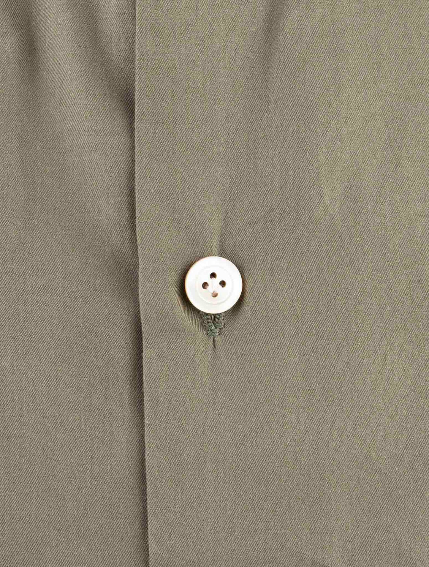 Kiton Green Cotton Shirt