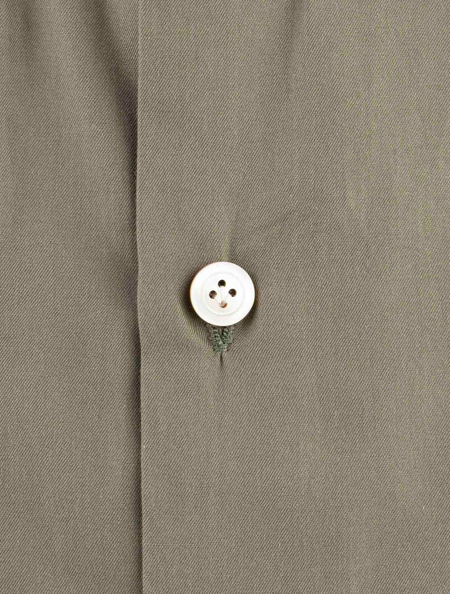 Kiton Green Cotton Shirt