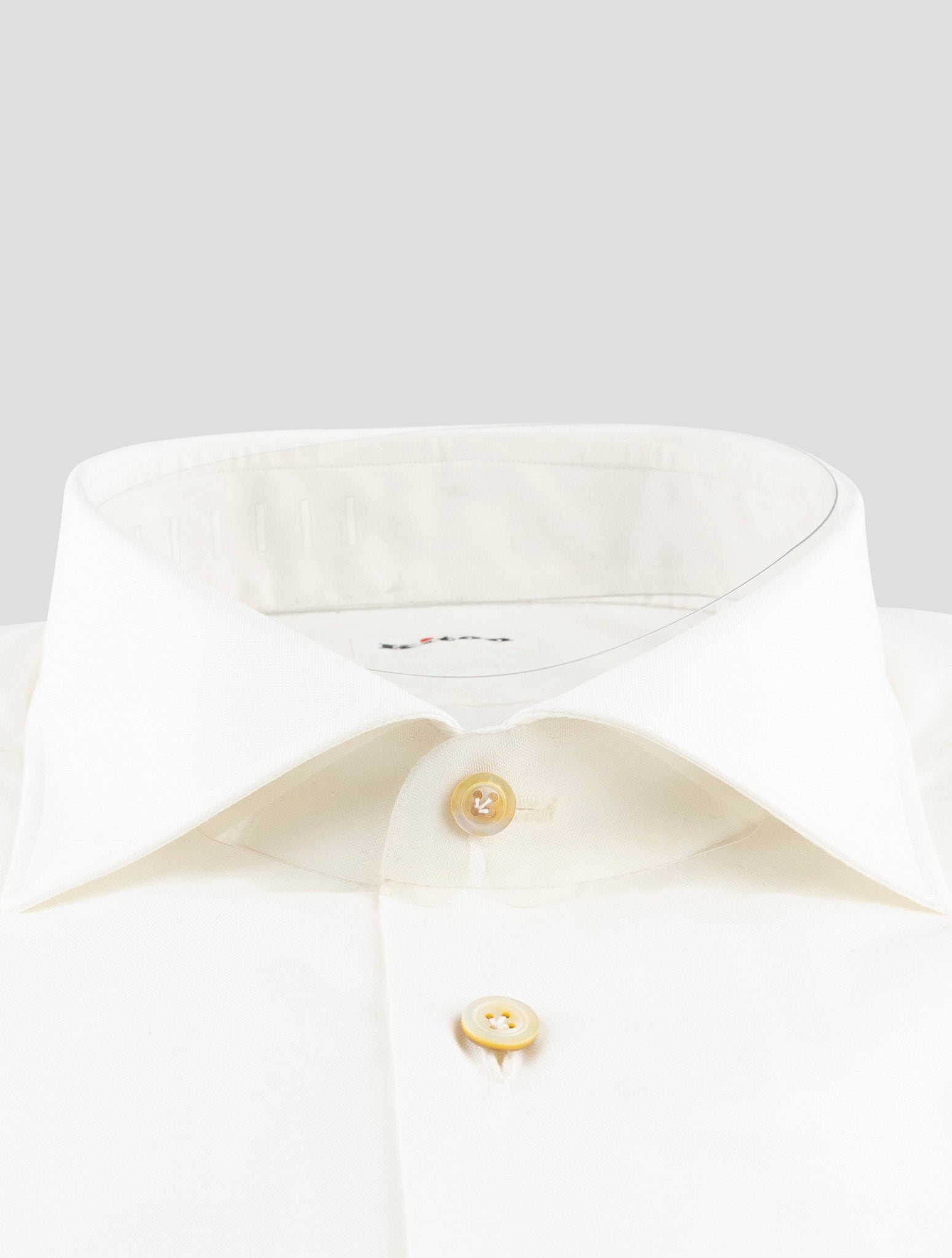 Kiton White Cotton Shirt