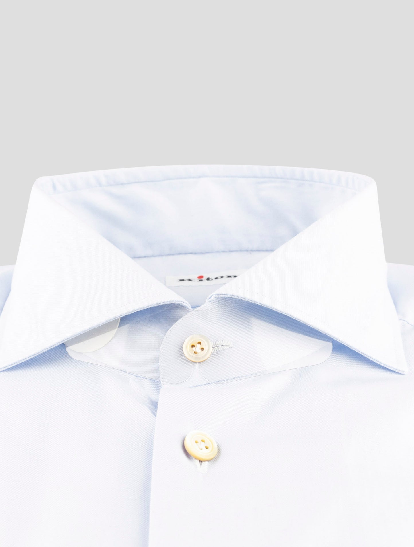 Kiton Light Blue Cotton Shirt