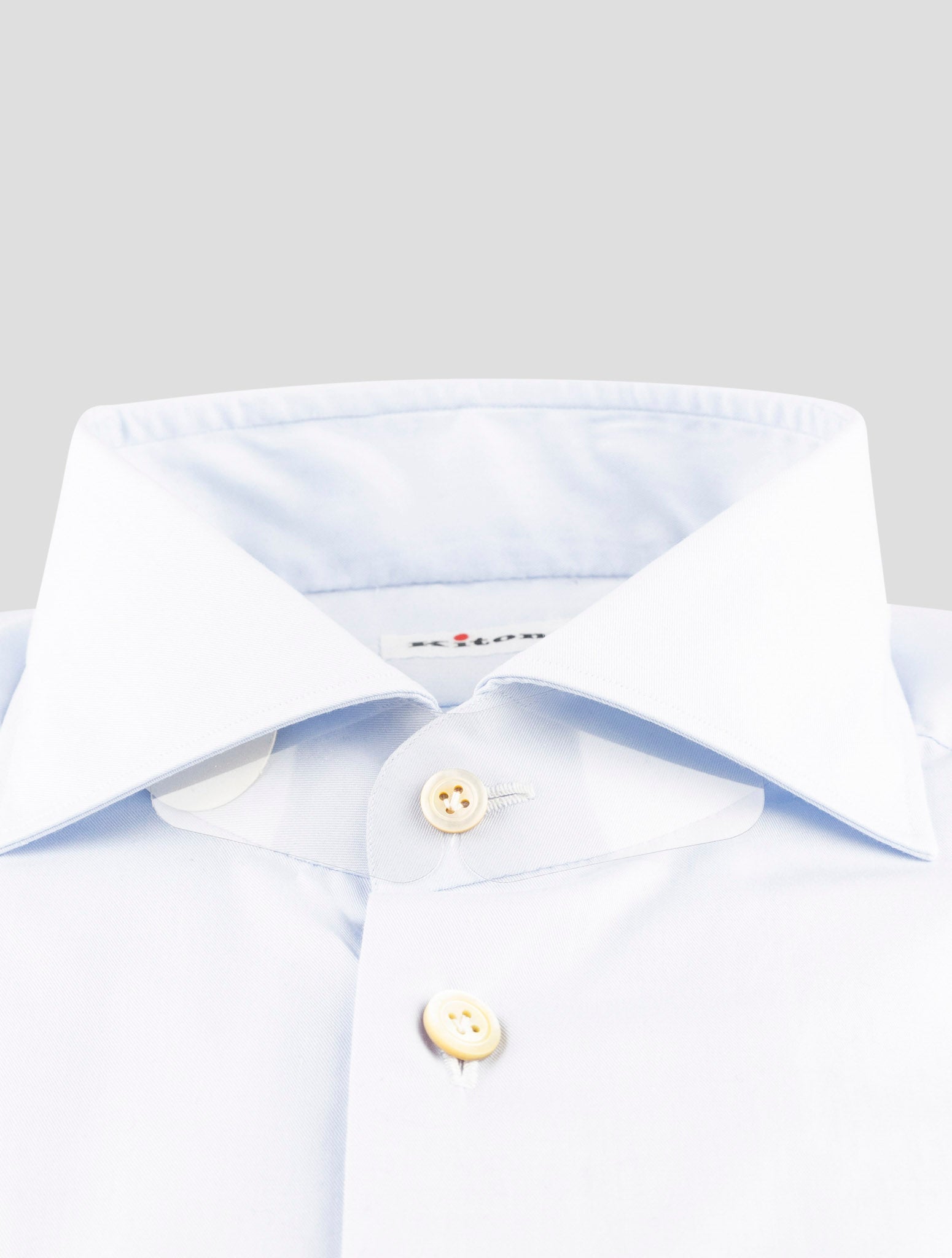 Kiton Light Blue Cotton Shirt