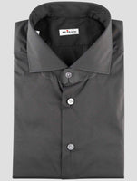 Kiton Black Cotton Pa Ea Shirt