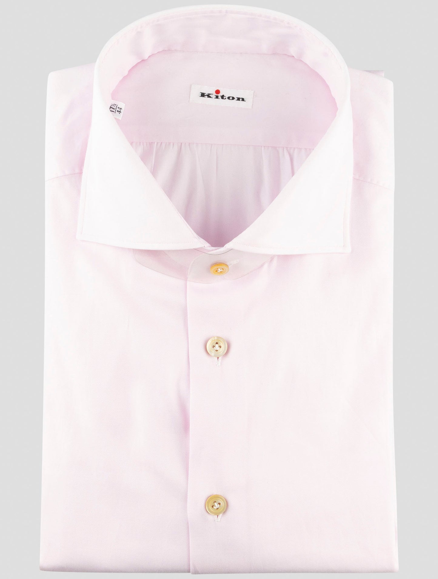 Kiton Pink Cotton Shirt
