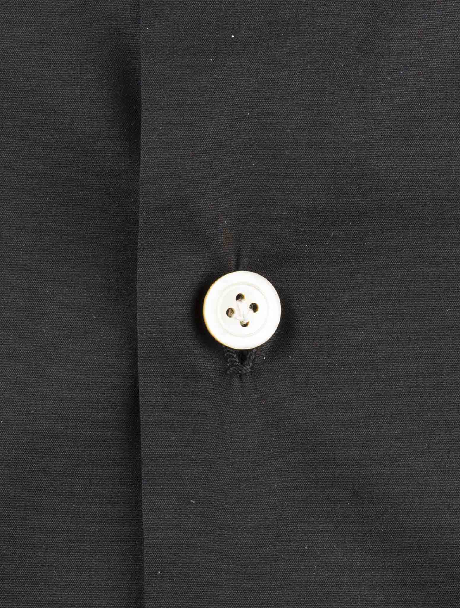 Kiton Black Cotton Pa Ea Shirt