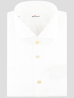 Kiton White Cotton Shirt
