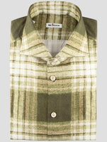 Kiton Green Cotton Shirt