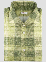 Kiton Green Cotton Shirt