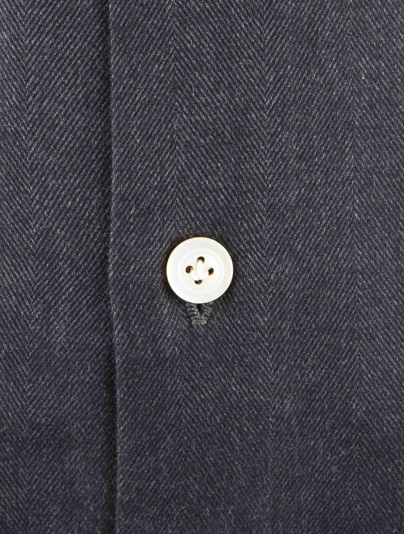Kiton Blue Cotton Shirt