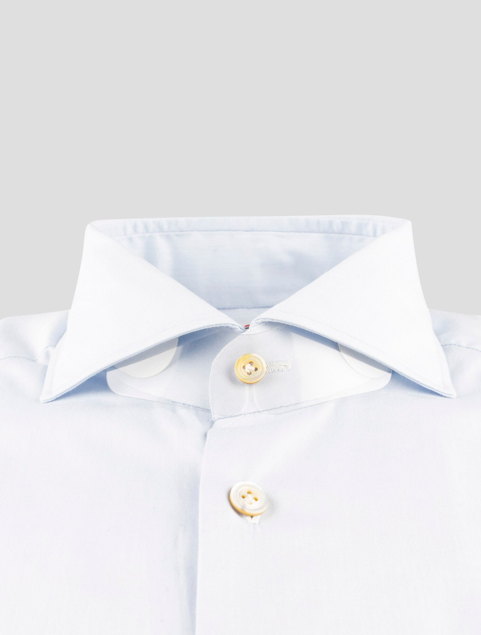 Kiton Light Blue Cotton Shirt