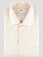 Kiton Beige Linen Shirt