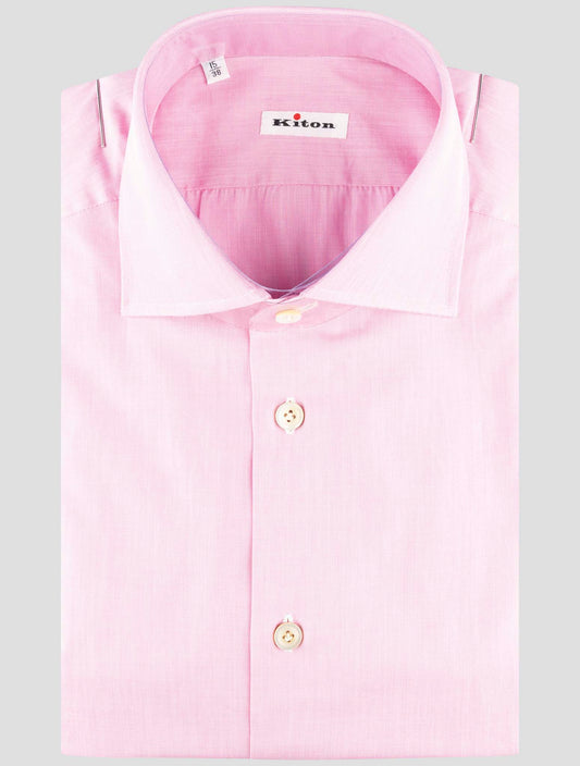 Kiton Pink Cotton Shirt
