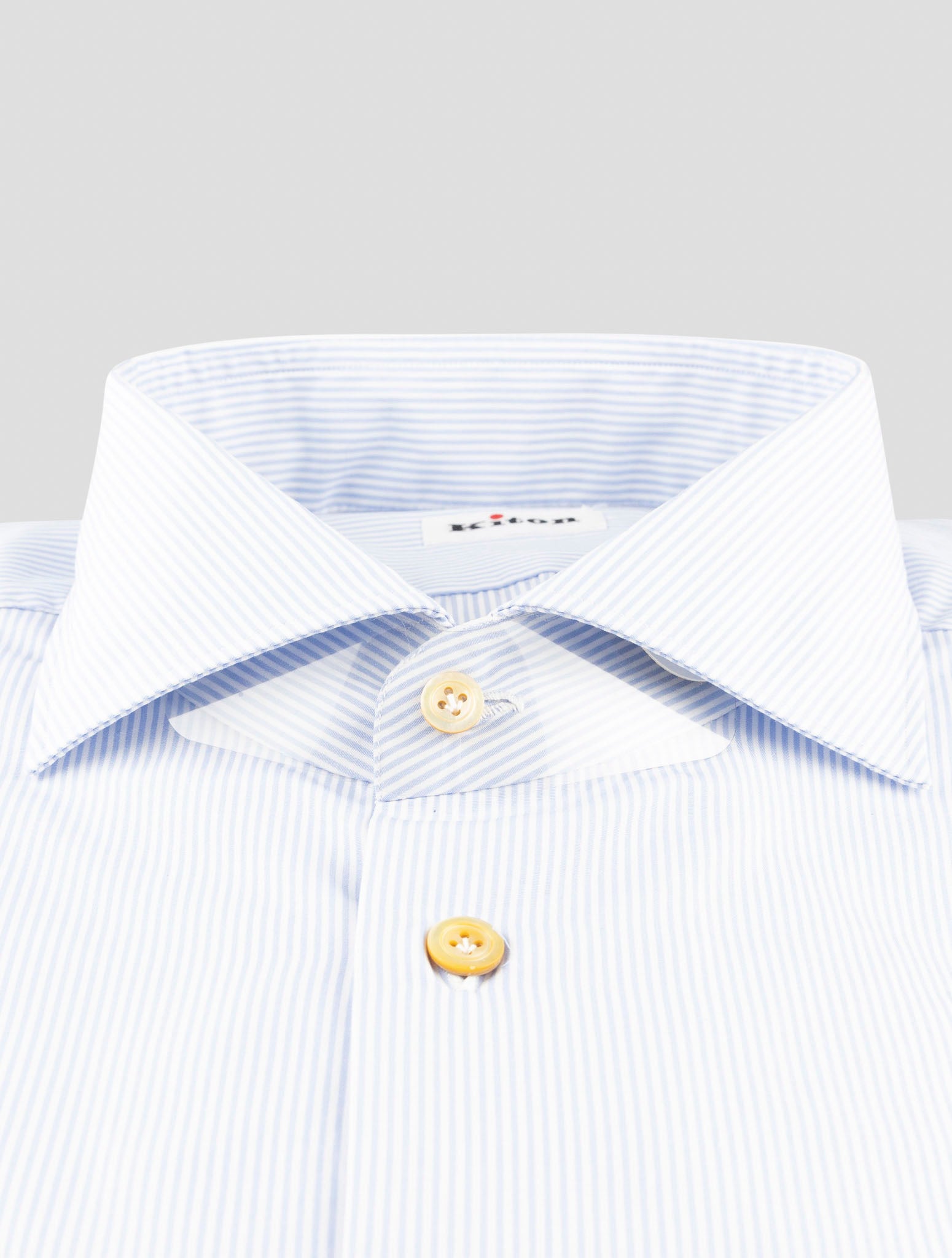 Kiton Light Blue Cotton Shirt