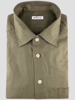Kiton Green Cotton Shirt