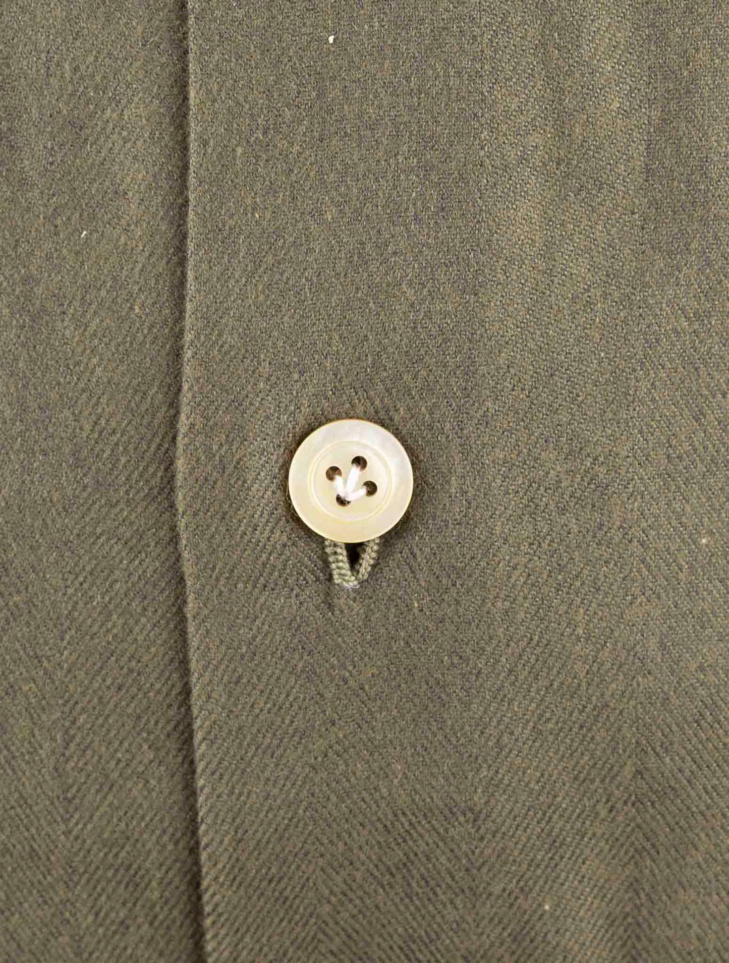 Kiton Green Cotton Shirt