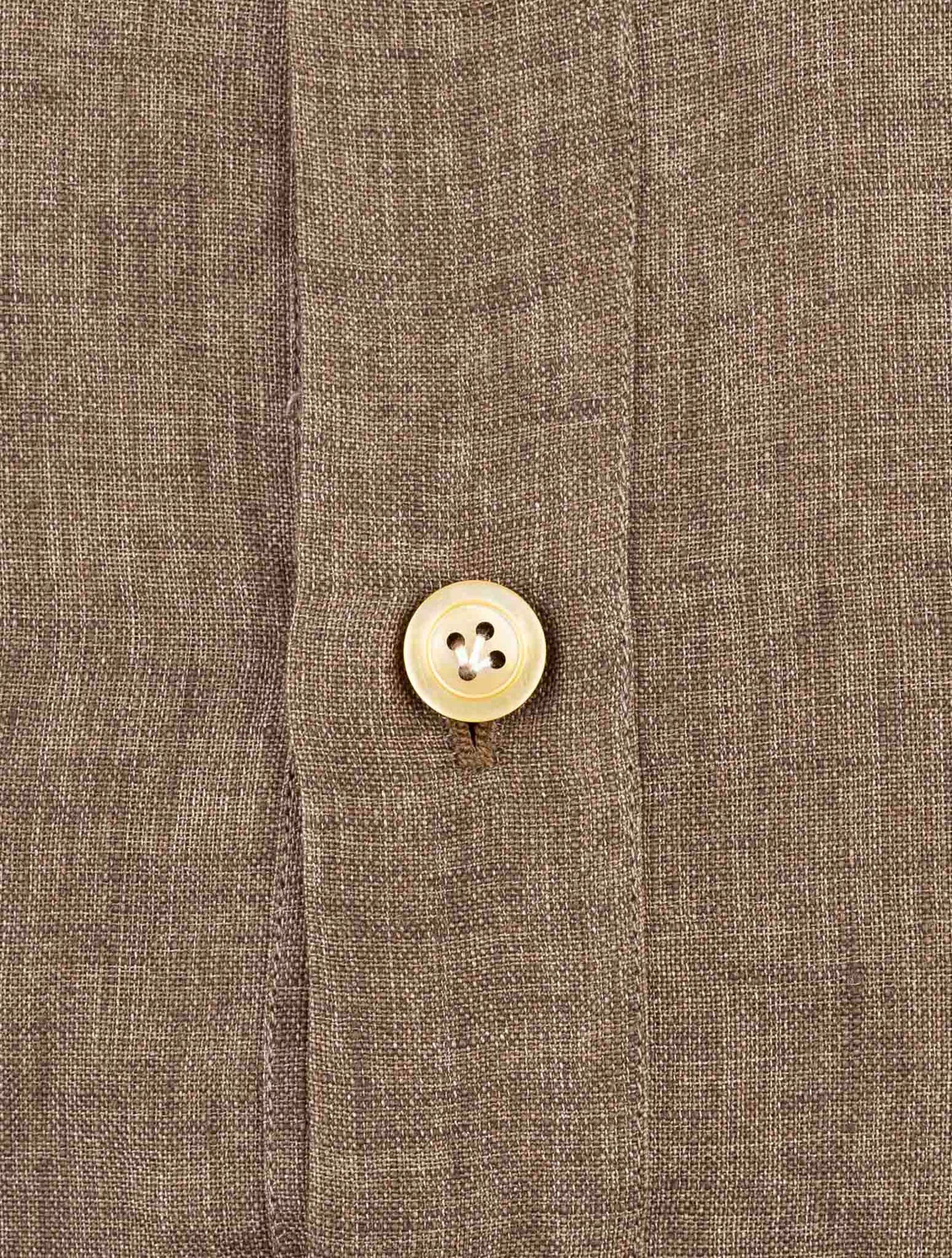 Kiton Green Linen Shirt