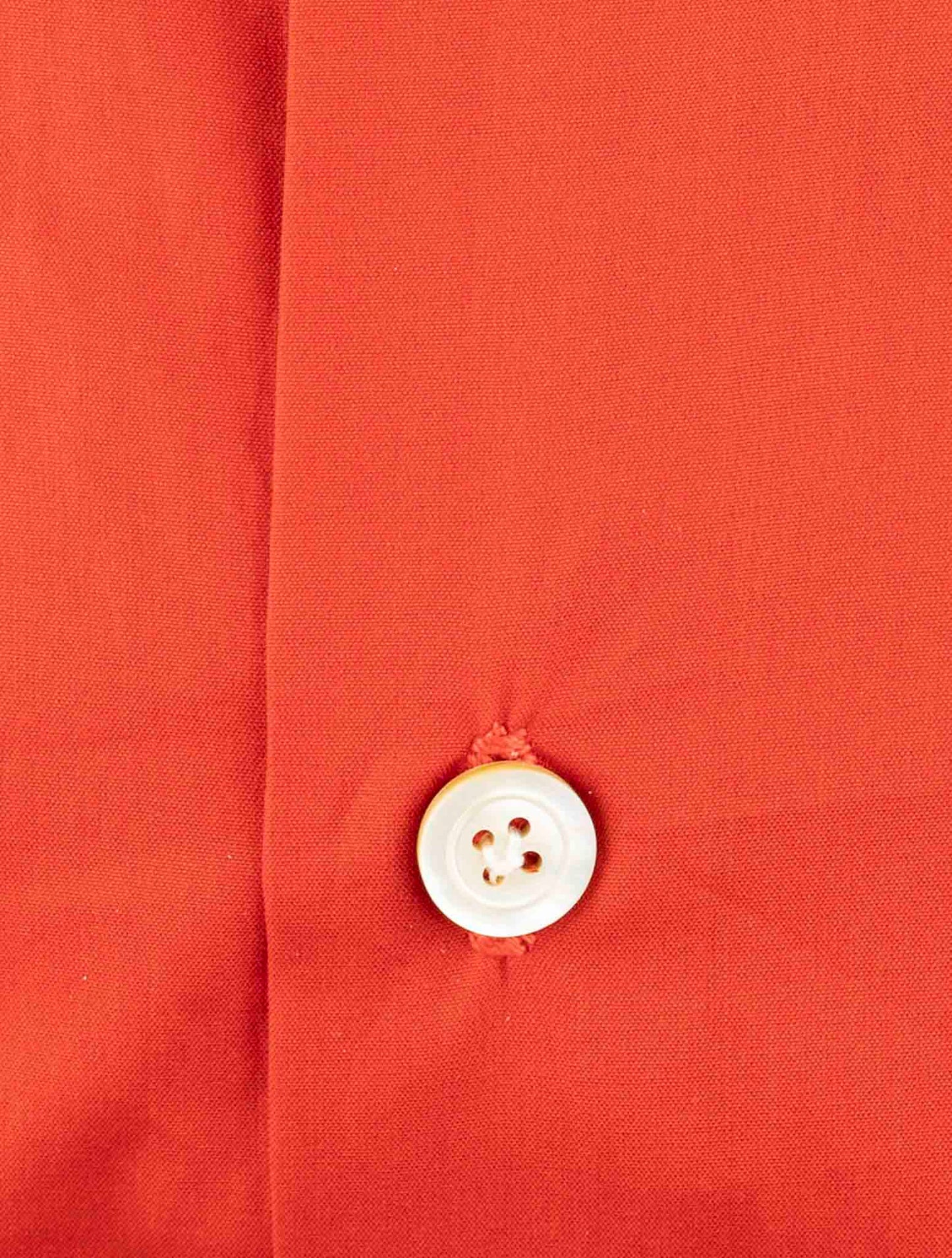 Kiton Red Cotton Shirt