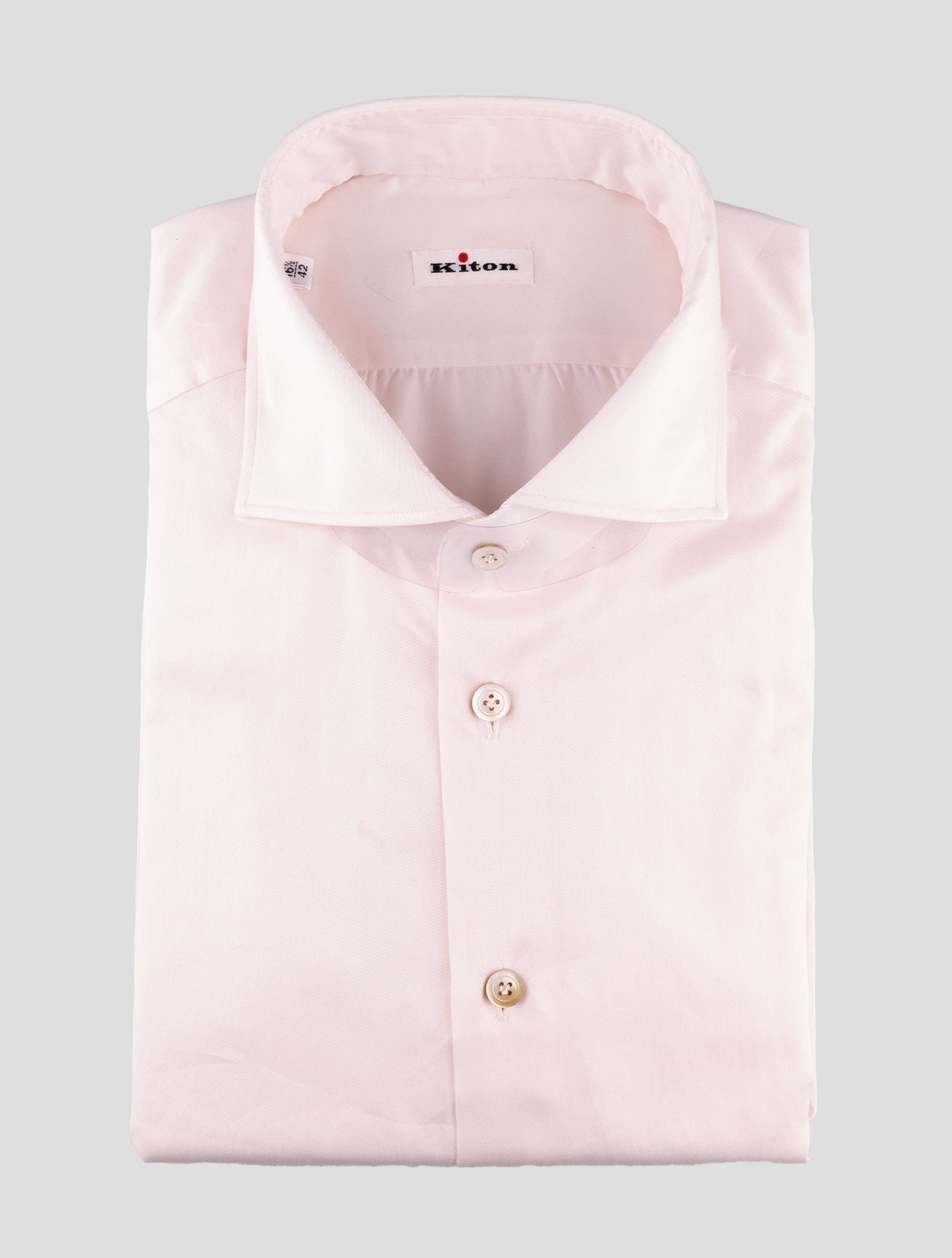 Kiton White Cotton Shirt