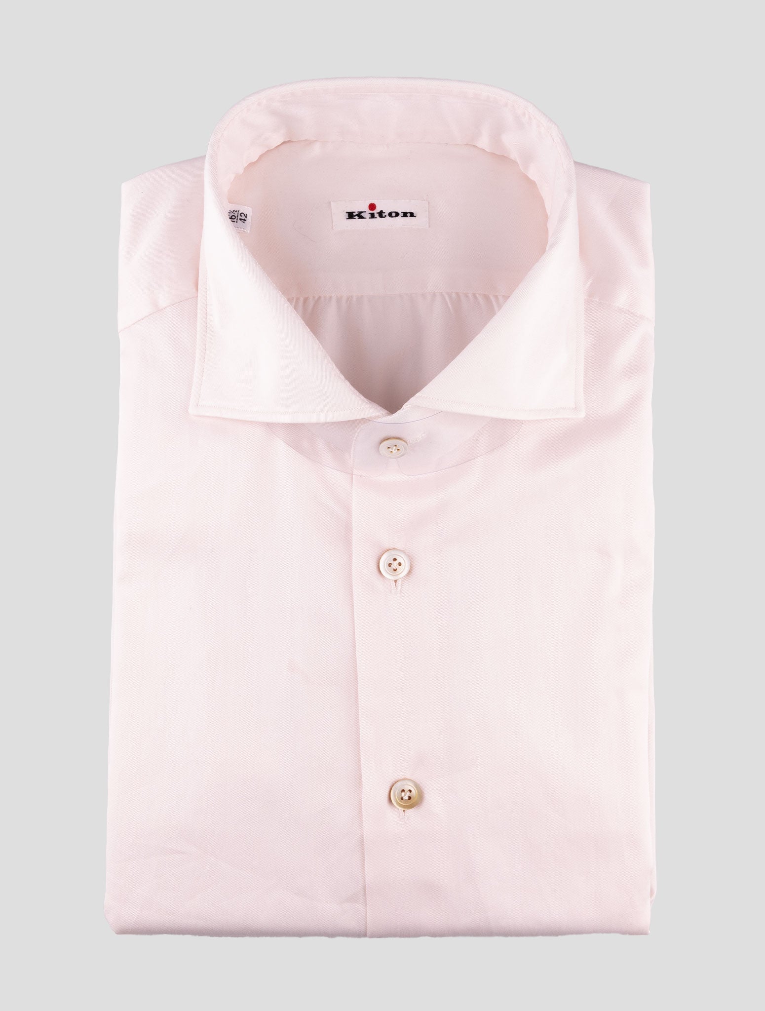 Kiton White Cotton Shirt